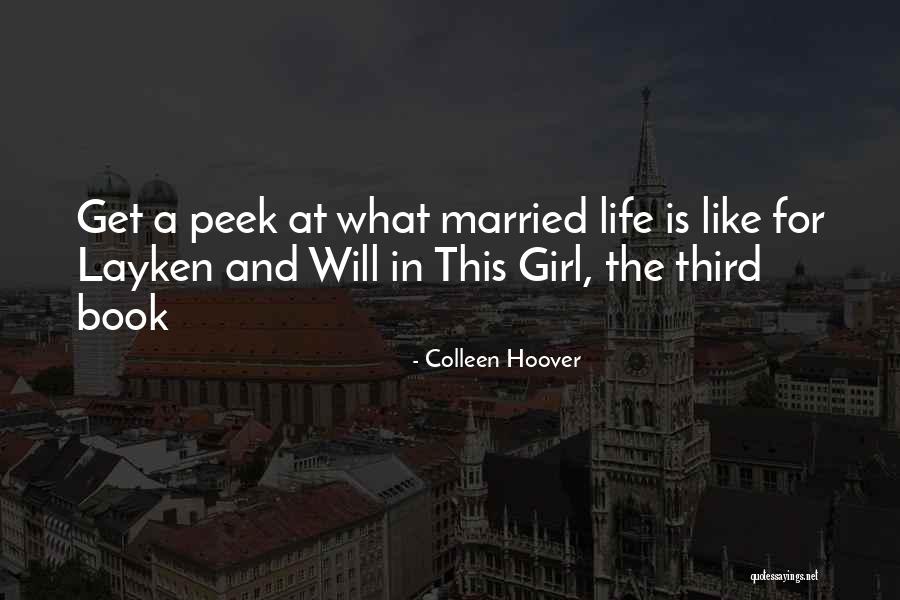 Married Girl Quotes By Colleen Hoover