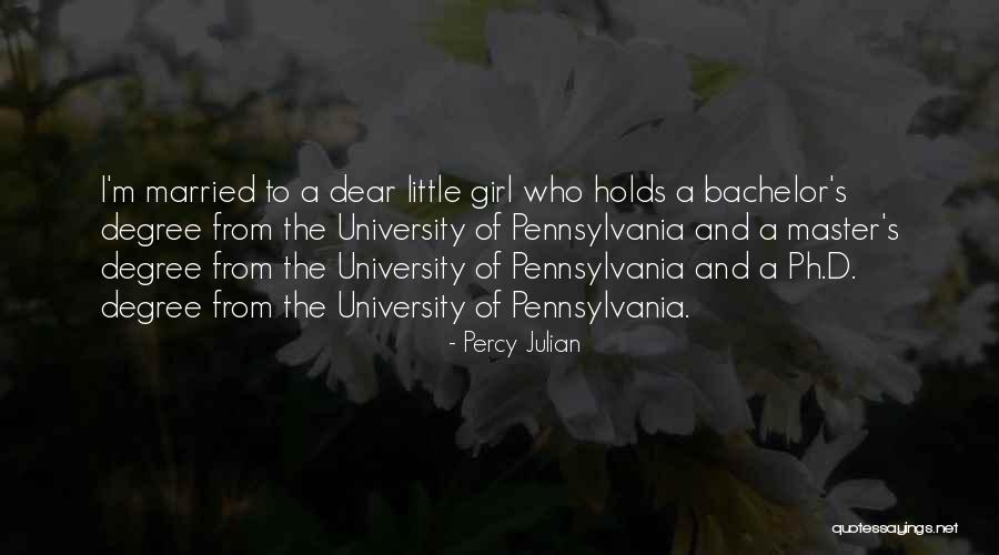 Married Girl Quotes By Percy Julian