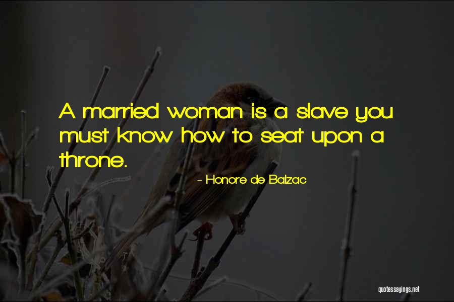 Married Quotes By Honore De Balzac