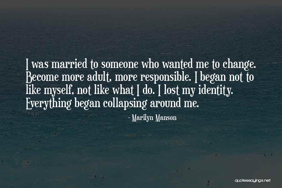 Married To Myself Quotes By Marilyn Manson Married To Myself Quotes By Marilyn Manson