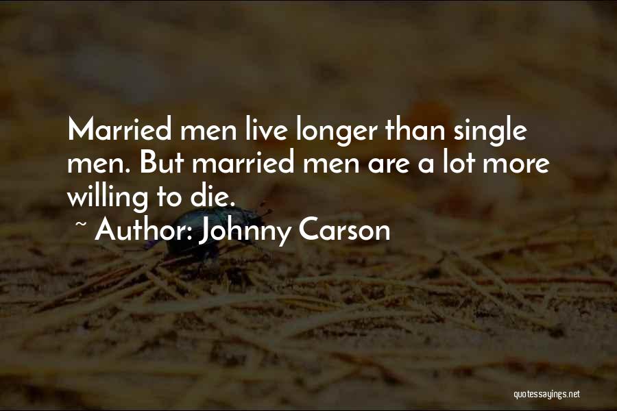 Married To Single Quotes By Johnny Carson