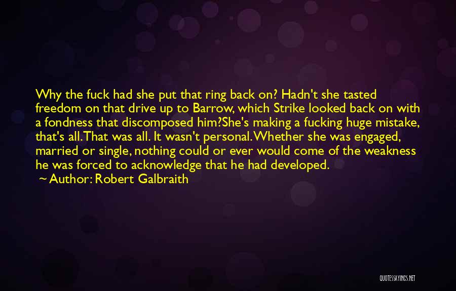 Married To Single Quotes By Robert Galbraith