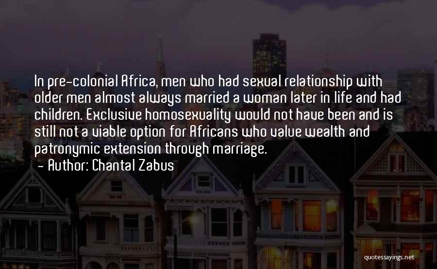 Married Woman Quotes By Chantal Zabus