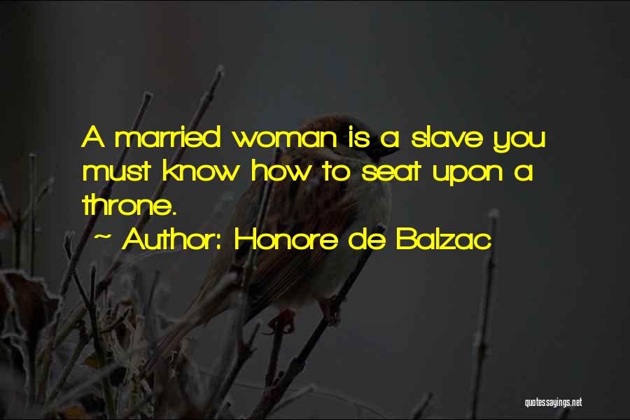 Married Woman Quotes By Honore De Balzac