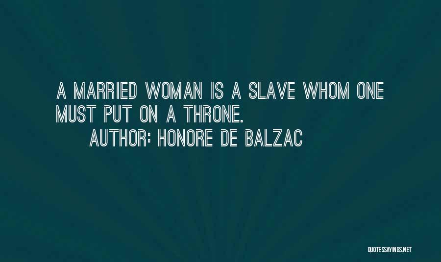 Married Woman Quotes By Honore De Balzac