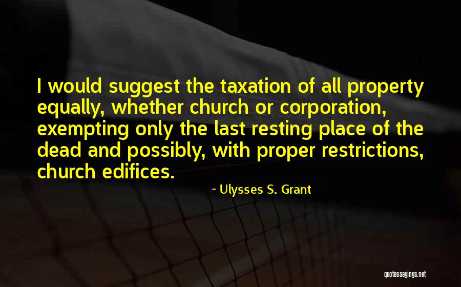 Marrion Square Quotes By Ulysses S. Grant