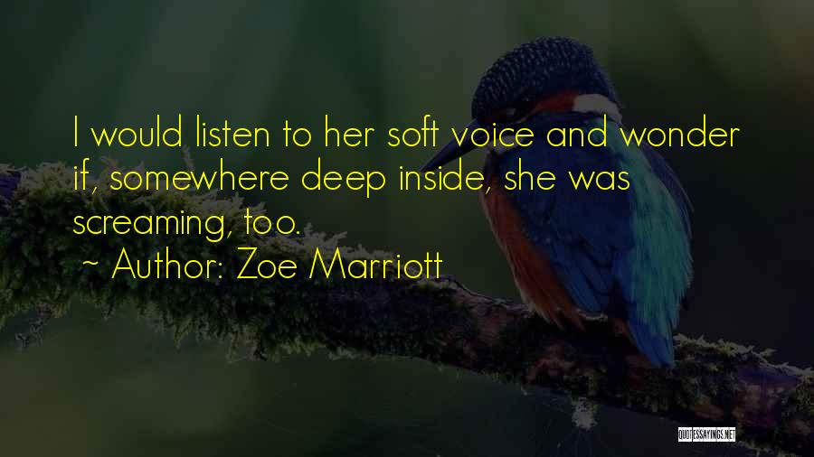 Marriott Quotes By Zoe Marriott