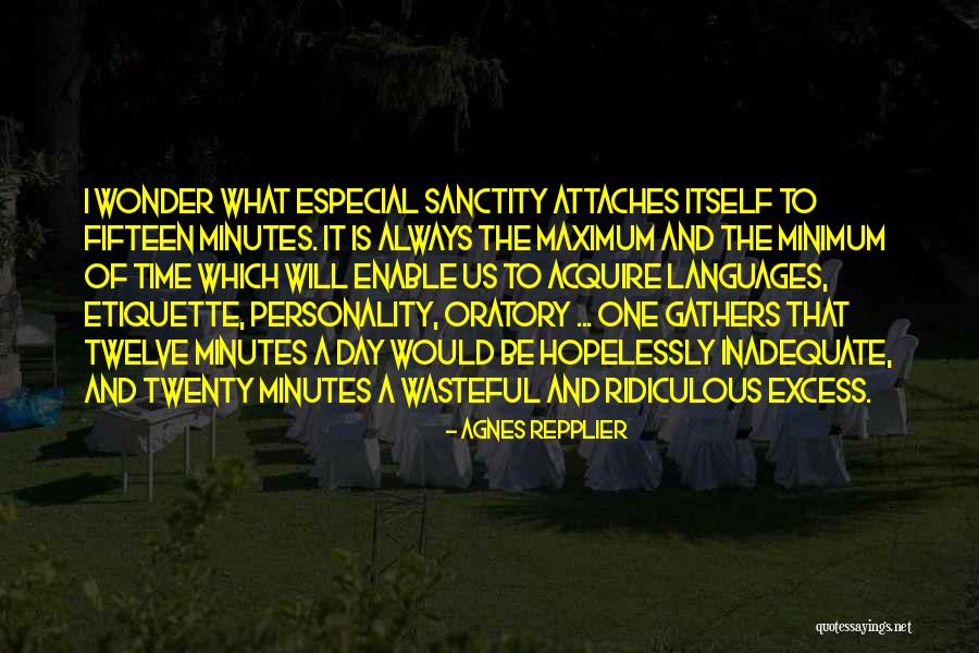 Marrne Quotes By Agnes Repplier Marrne Quotes By Agnes Repplier
