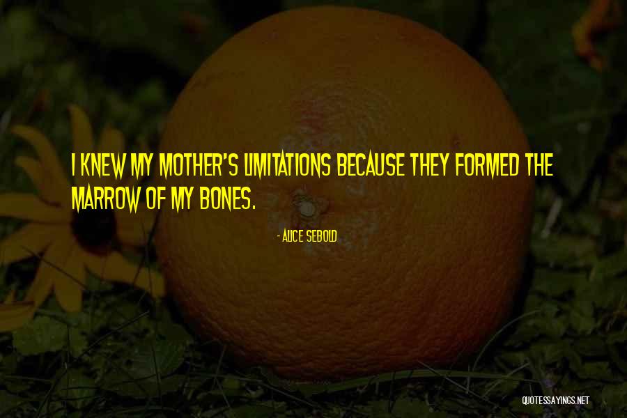 Marrow Bones Quotes By Alice Sebold Marrow Bones Quotes By Alice Sebold
