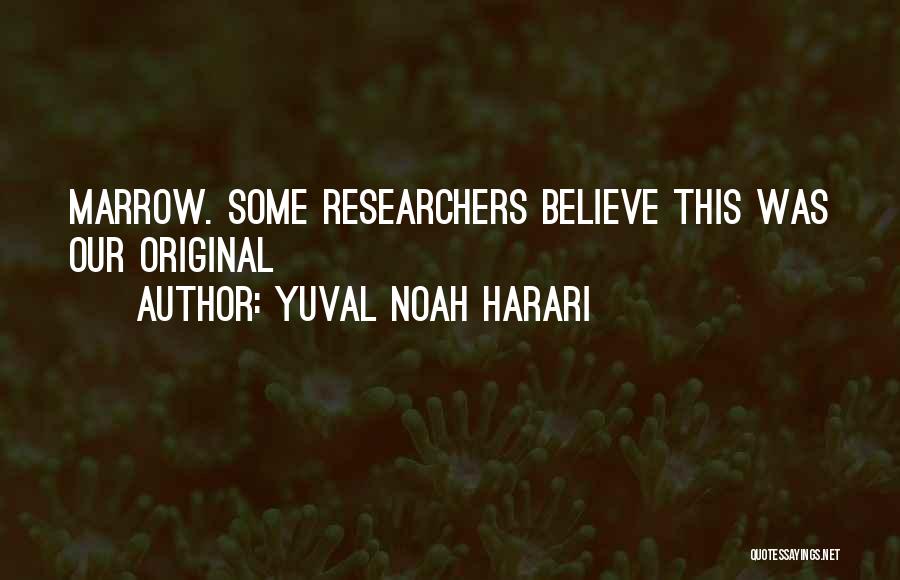 Marrow Quotes By Yuval Noah Harari