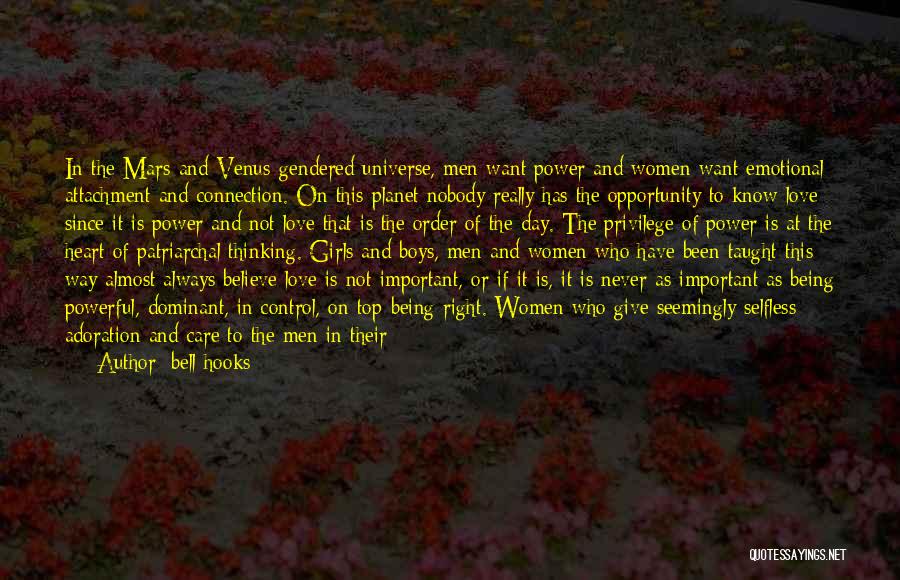 Mars And Venus Quotes By Bell Hooks