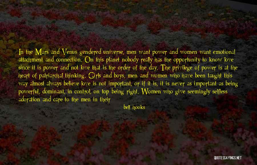 Mars Venus Quotes By Bell Hooks