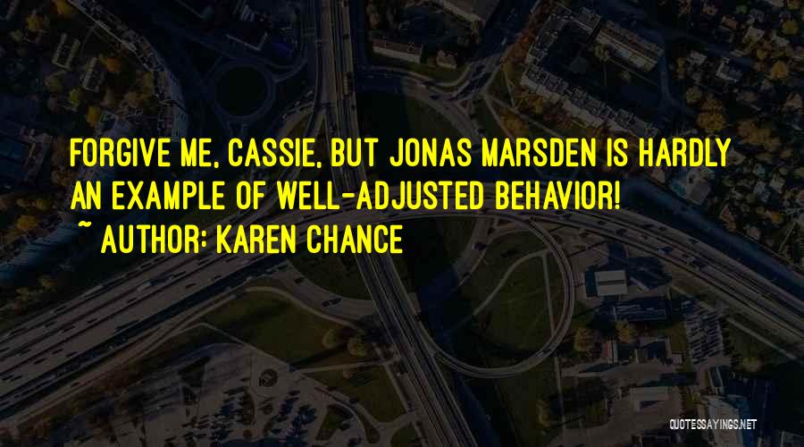 Marsden Quotes By Karen Chance