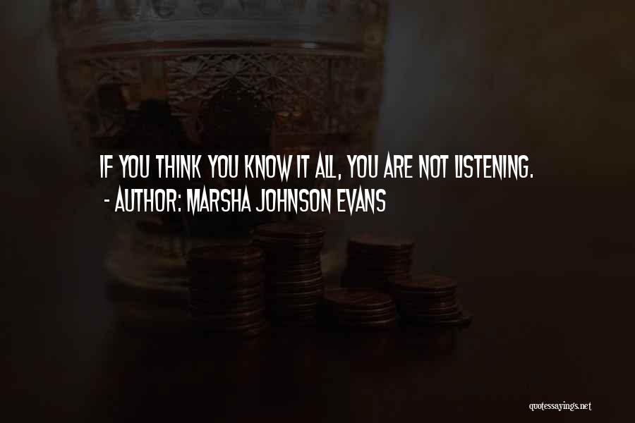 Marsha Johnson Evans Quotes 662095