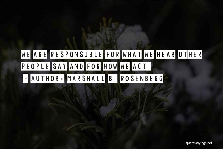 Marshall B. Rosenberg Quotes 1117221