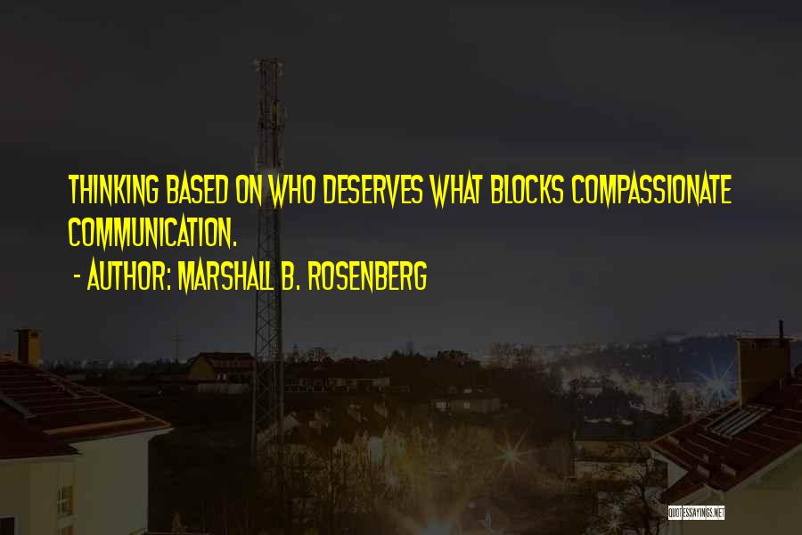 Marshall B. Rosenberg Quotes 324976