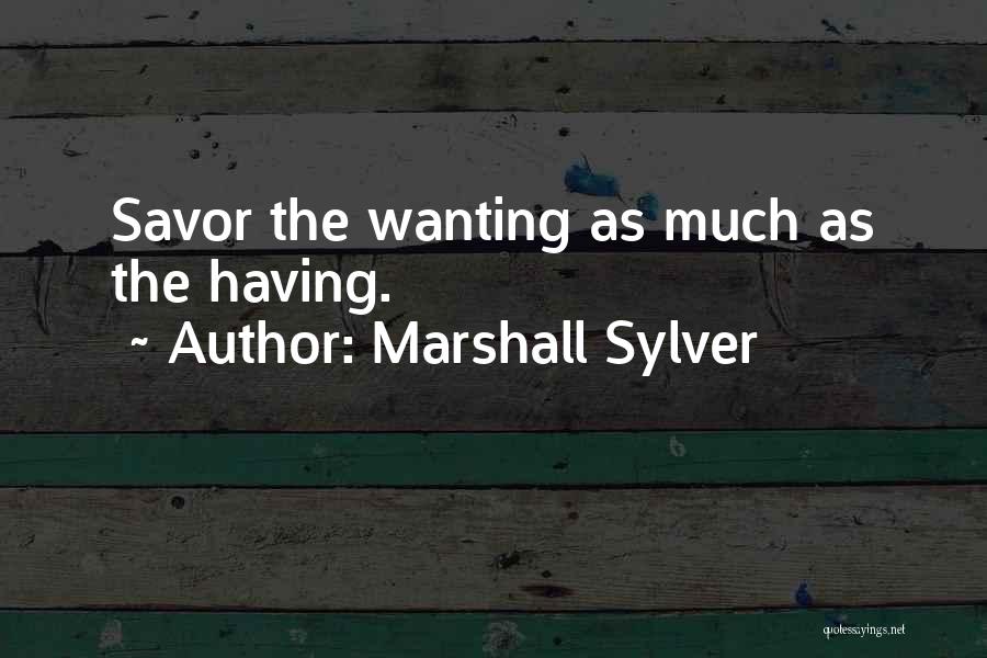 Marshall Sylver Quotes 1823654