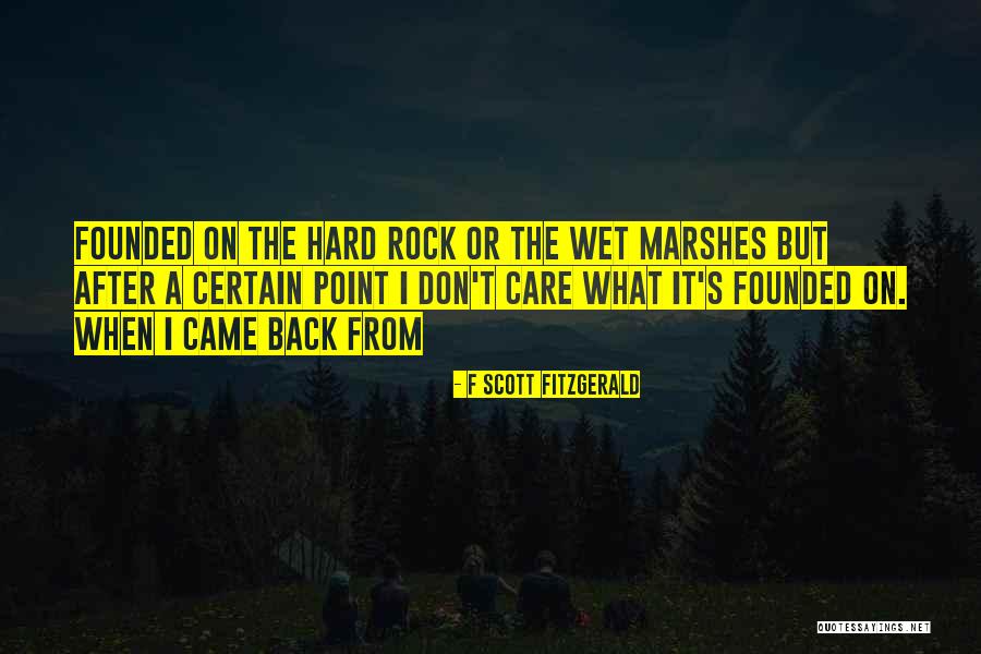 Marshes Quotes By F Scott Fitzgerald Marshes Quotes By F Scott Fitzgerald