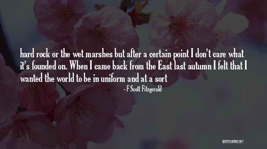 Marshes Quotes By F Scott Fitzgerald Marshes Quotes By F Scott Fitzgerald
