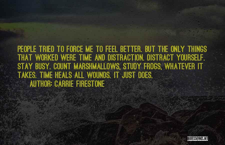 Marshmallows Quotes By Carrie Firestone