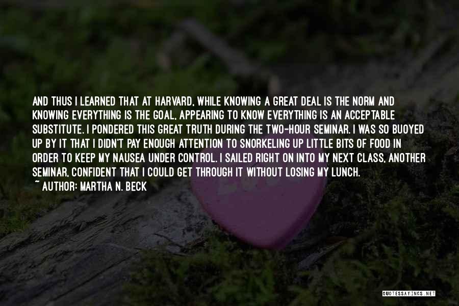 Martha N. Beck Quotes 105927