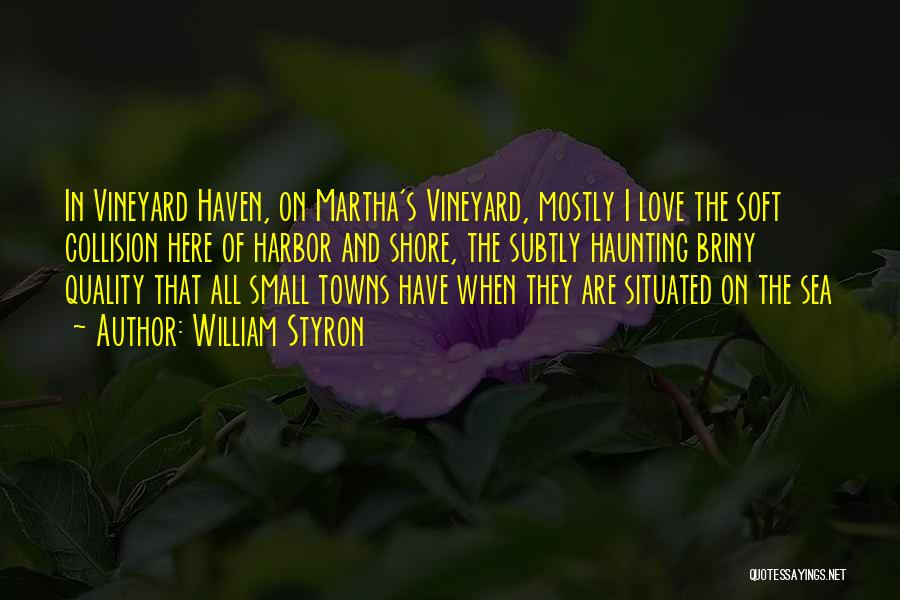 Martha's Vineyard Quotes By William Styron