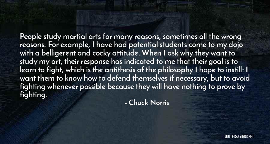 Martial Arts Quotes By Chuck Norris