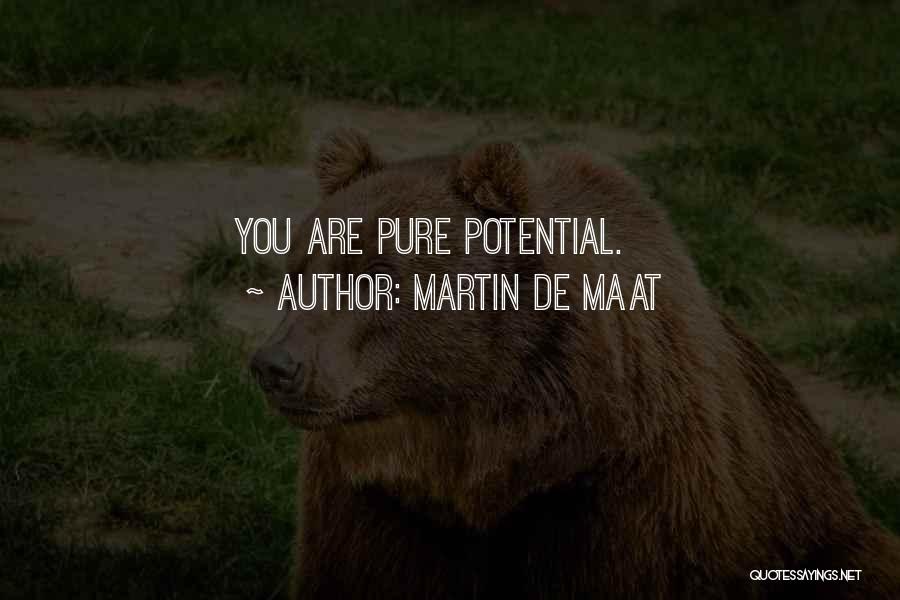 Martin De Cos Quotes By Martin De Maat