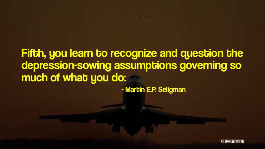 Martin E.P. Seligman Quotes 1918352