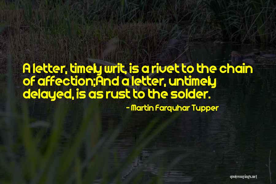 Martin Farquhar Tupper Quotes 980750