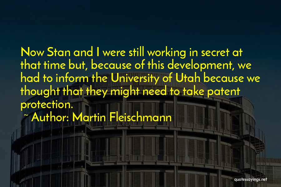 Martin Fleischmann Quotes 1333106