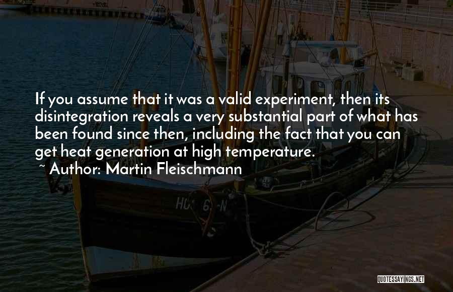 Martin Fleischmann Quotes 2262821