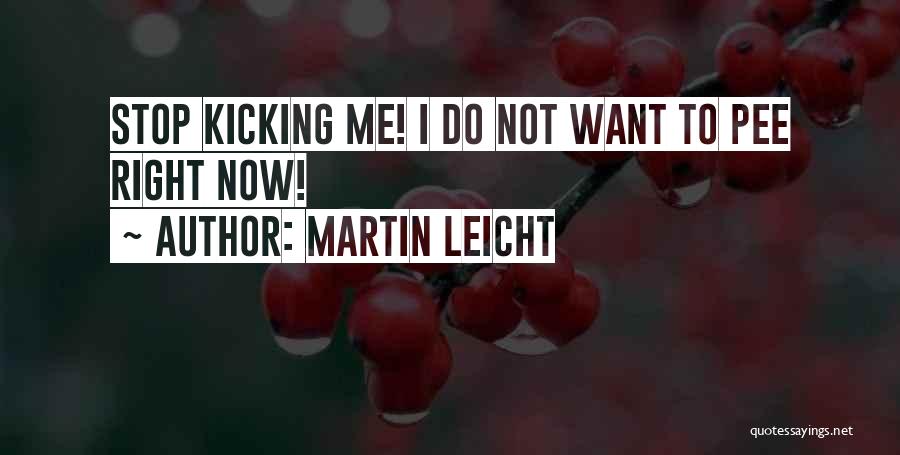 Martin Leicht Quotes 2234930