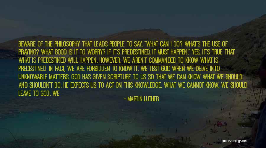 Martin Luther Vocation Quotes By Martin Luther