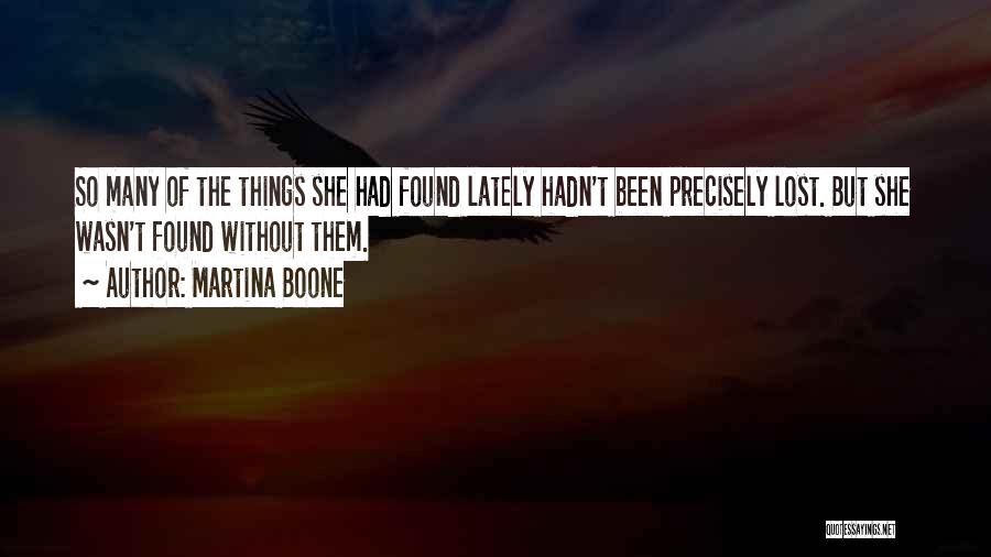 Martina Quotes By Martina Boone