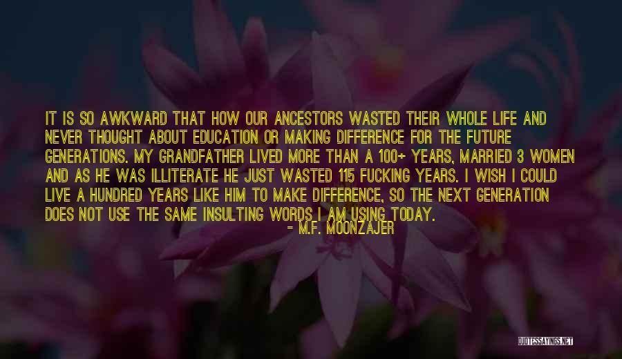 Martsolf Avenue Quotes By M.F. Moonzajer Martsolf Avenue Quotes By M.F. Moonzajer