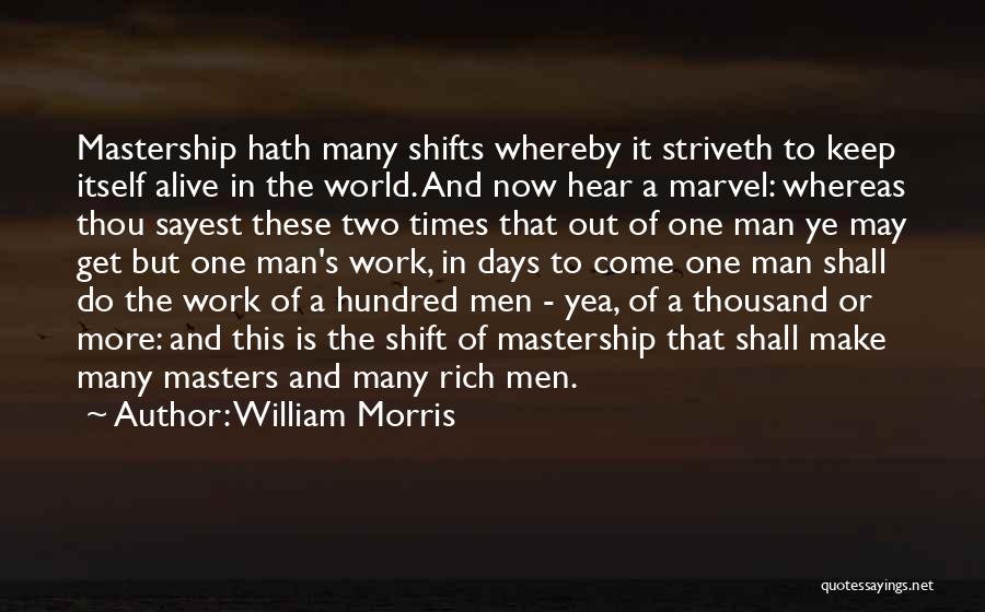Marvel's Quotes By William Morris