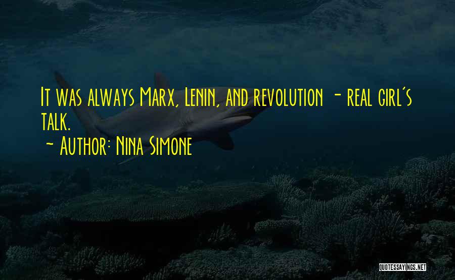 Marx Lenin Quotes By Nina Simone