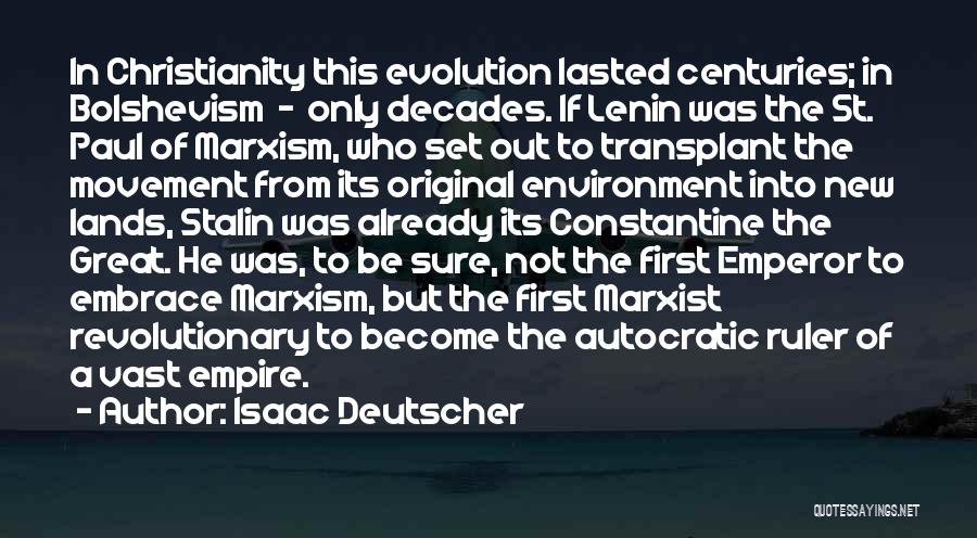 Marxist Quotes By Isaac Deutscher