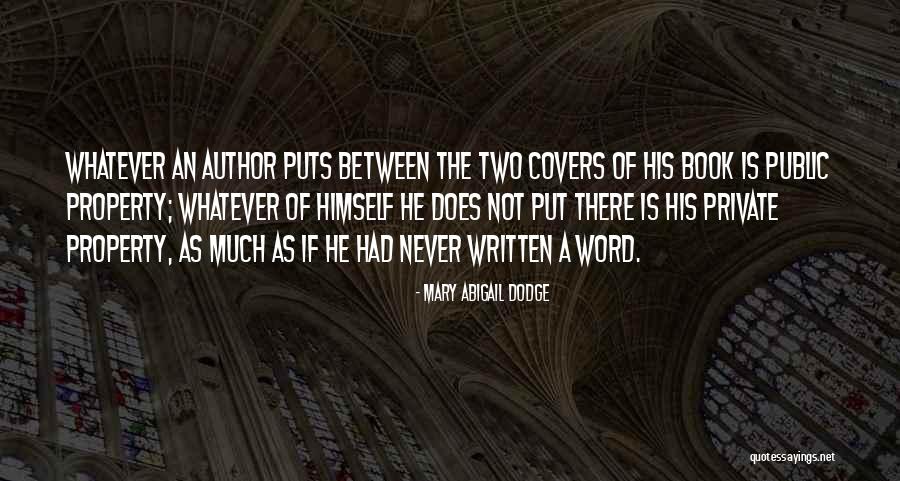 Mary Abigail Dodge Quotes 2078801 Mary Abigail Dodge Quotes 2078801