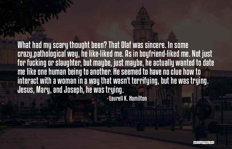 Mary And Joseph Quotes By Laurell K. Hamilton Mary And Joseph Quotes By Laurell K. Hamilton