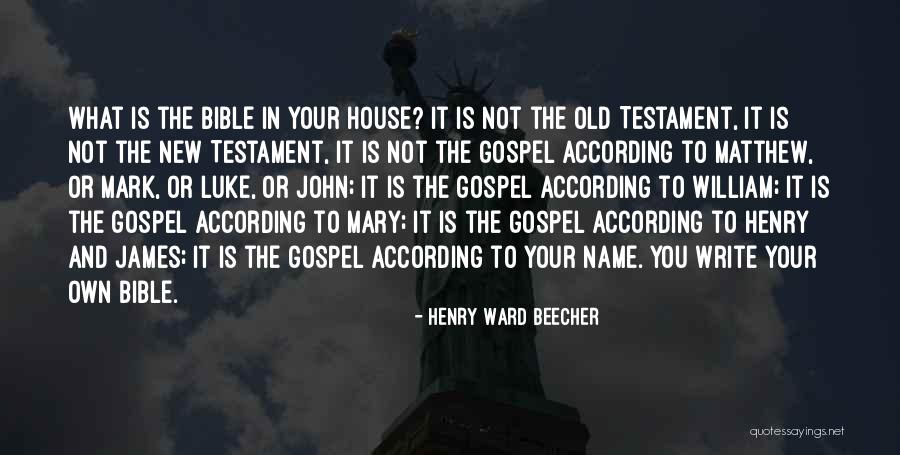 Mary And Matthew Quotes By Henry Ward Beecher Mary And Matthew Quotes By Henry Ward Beecher
