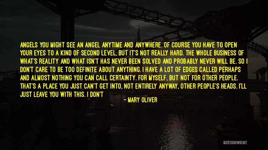 Mary Angel Quotes By Mary Oliver Mary Angel Quotes By Mary Oliver