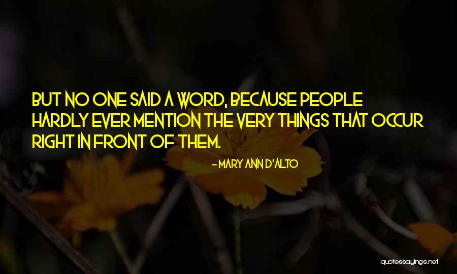 Mary Ann D'Alto Quotes 1742276