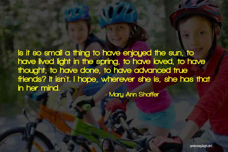 Mary Ann Shaffer Quotes 1097608