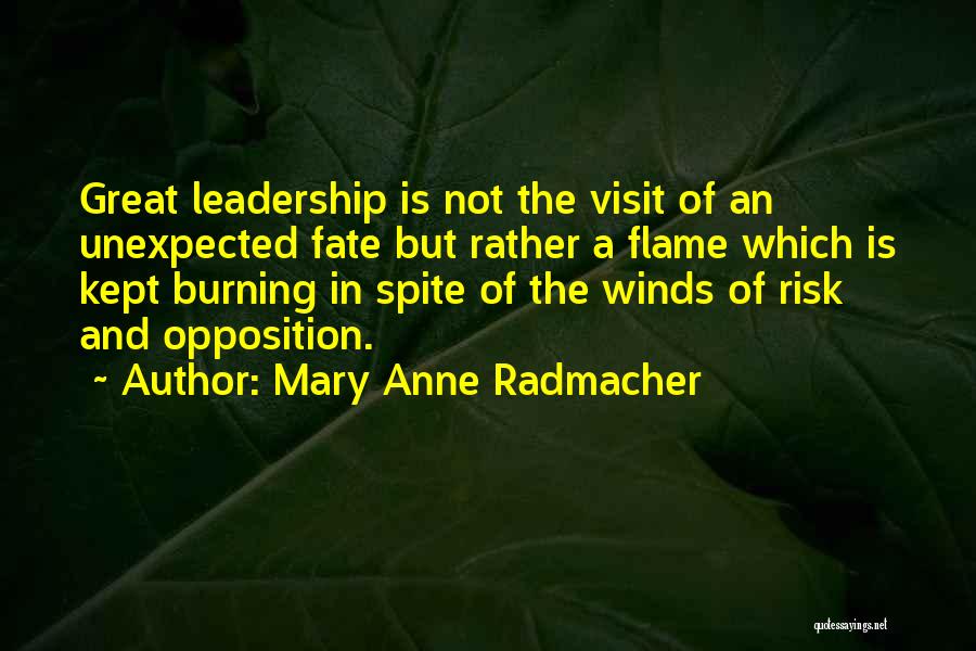 Mary Anne Radmacher Quotes 2218483
