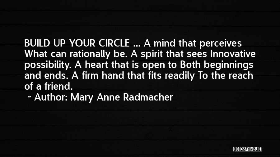 Mary Anne Radmacher Quotes 962398