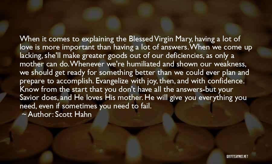 Mary As Mother Quotes By Scott Hahn