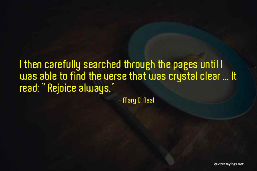 Mary C. Neal Quotes 324990 Mary C. Neal Quotes 324990