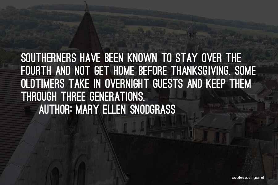 Mary Ellen Quotes By Mary Ellen Snodgrass